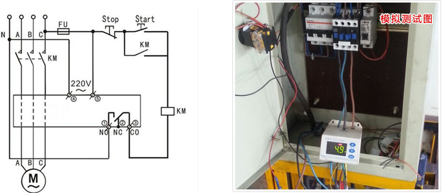 电机保护器接线图展示